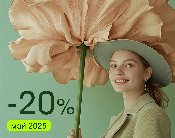 Скидка до 20% на квартиры до 16 мая